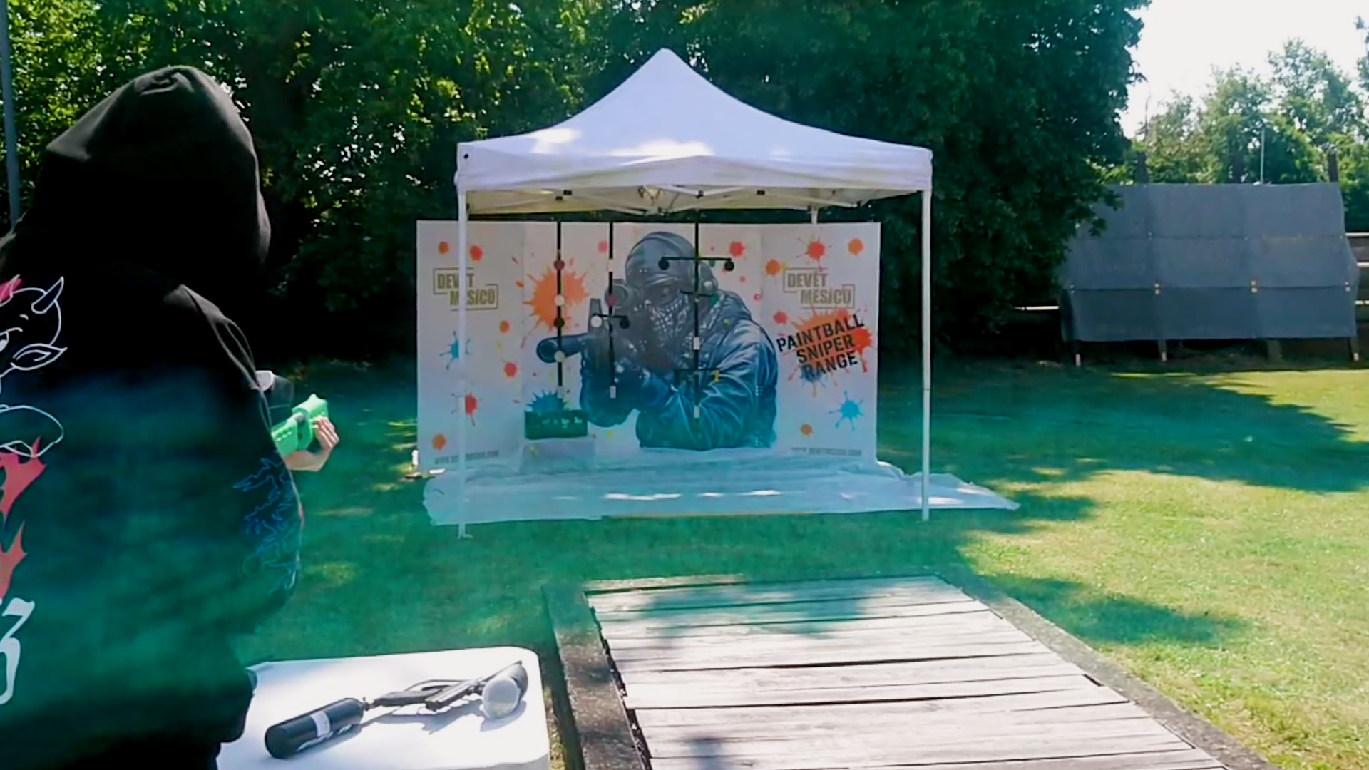 Paintball střelnice akce