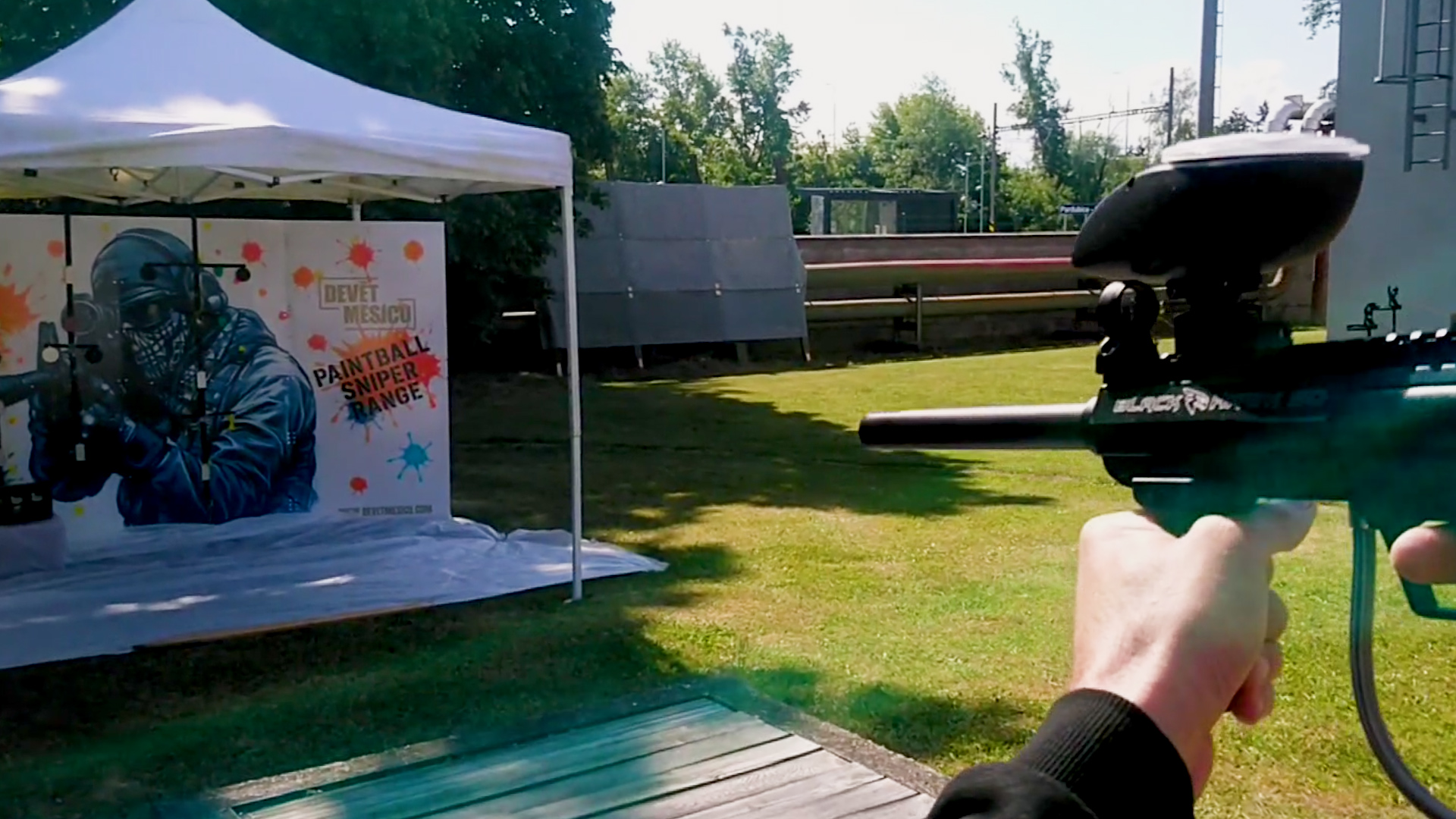 Paintball střelnice